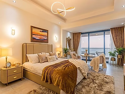 شقة أنيقة بغرفة نوم واحدة | مدينة الترفيه