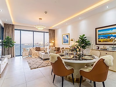 شقة أنيقة بغرفة نوم واحدة | مدينة الترفيه