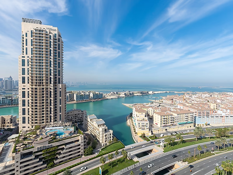 LUXURY 3 BEDROOM + MAID WITH STUNNING VIEW | PORTO ARABIA - Photo 12