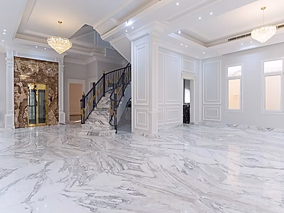 فيلا فخمة مع مساحات خاصة وتصميم أنيق