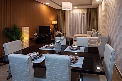 شقة مفروشة بالكامل للبيع في لوسيل، غرفتا نوم وحمامان