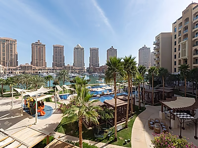 شقة فندقية فاخرة حصرية بغرفتين + غرفة خادمة مع  إطلالة بحرية – أفضل سعر في سانت ريجيس مرسى أرابيا