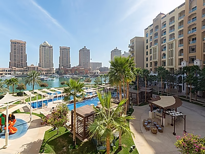 شقة فندقية فاخرة حصرية بغرفتين + غرفة خادمة مع  إطلالة بحرية – أفضل سعر في سانت ريجيس مرسى أرابيا