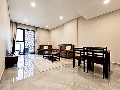 شقة رائعة بغرفتي نوم بتصميم عصري