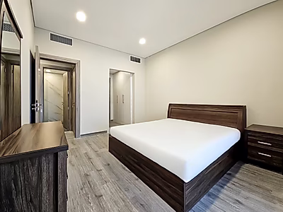 شقة رائعة بغرفتي نوم بتصميم عصري