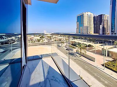 شقة فاخرة بغرفتي نوم بإطلالة بحرية