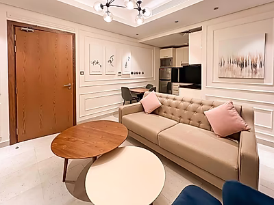 مفروشة بالكامل 1 غرفة نوم بما في ذلك الفواتير | الدوحة الجديد