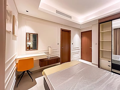 مفروشة بالكامل 1 غرفة نوم بما في ذلك الفواتير | الدوحة الجديد