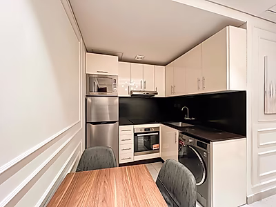 مفروشة بالكامل 1 غرفة نوم بما في ذلك الفواتير | الدوحة الجديد