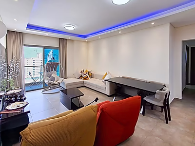 شقة فاخرة بغرفتي نوم في مدينة الياسمين