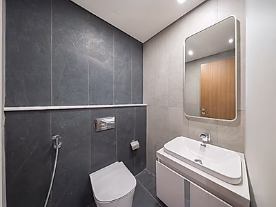 معيشة مرتفعة بغرفتين | ميزات فاخرة