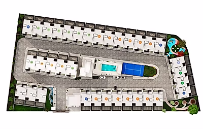 فيلا فاخرة | جزيرة قطيفان الجنوبية | 4 غرف نوم | 3 طوابق | خطة سداد 5 سنوات