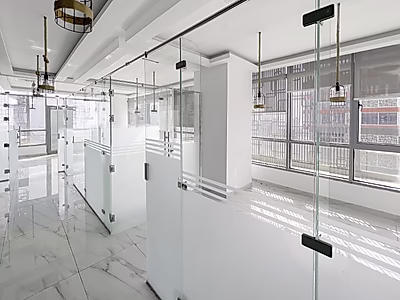 مكتب بإطلالة بحرية مع شرفة خاصة كبيرة | مرسى لوسيل