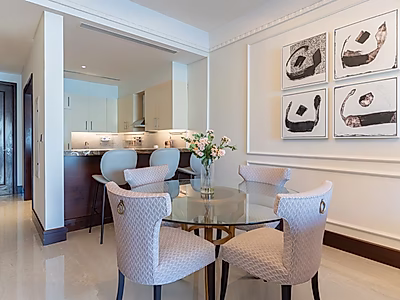 شقة أنيقة بغرفة نوم واحدة بتشطيبات فاخرة مع شرفة وإطلالة بحرية – سانت ريجيس مرسى أرابيا، اللؤلؤة