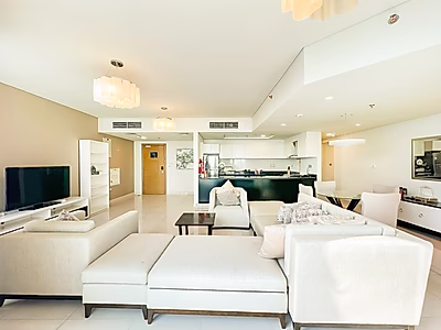 الفواتير علينا!| طابق مرتفع مفروش بسريرين | مارينا