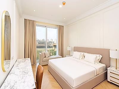 شقة جديدة فاخرة من غرفتي نوم مع غرفة خادمة في اللؤلؤة | خطة دفع مرنة