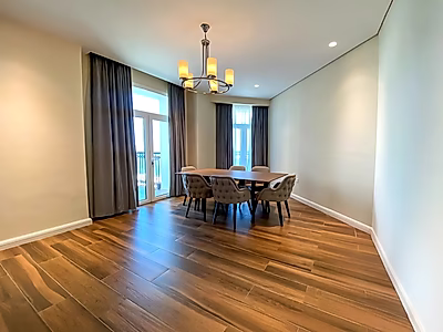 شقة مفروشة من غرفتي نوم وغرفة خادمة في اللؤلؤة مع اقساط لخمس سنوات