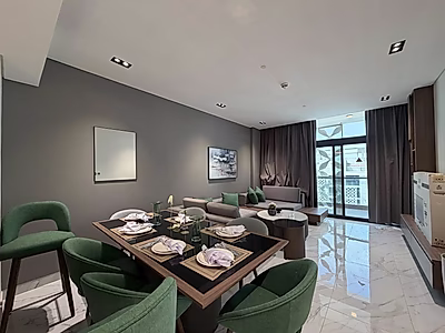 شقة مذهلة مكونة من غرفة نوم واحدة مفروشة | ياسمين سيتي | لوسيل