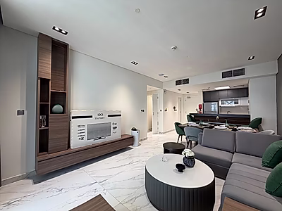 شقة مذهلة مكونة من غرفة نوم واحدة مفروشة | ياسمين سيتي | لوسيل