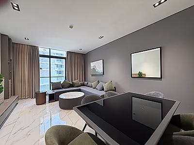 شقة رائعة مفروشة من غرفتي نوم | مدينة ياسمين | لوسيل