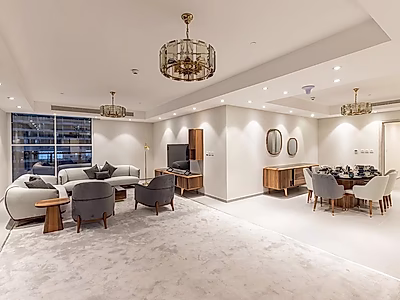 شقة أنيقة بغرفة نوم واحدة | مدينة الترفيه