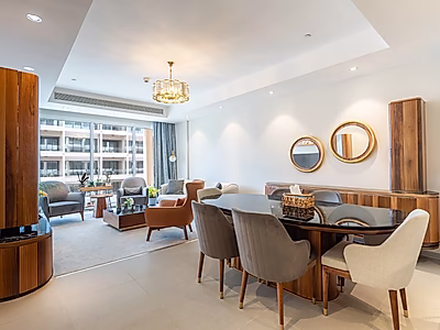 شقة أنيقة بغرفة نوم واحدة | مدينة الترفيه