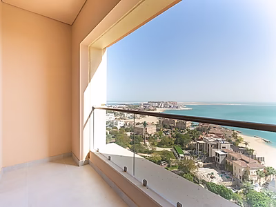 شقة واسعة بغرفة نوم واحدة | إطلالة بحرية/شرفة | برج متحدة