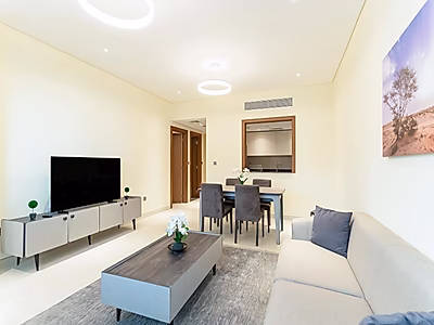 شقة مفروشة من غرفة نوم واحدة مع الفواتير | وست ووك