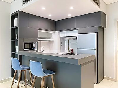 غرفة وصالة مفروشة بالكامل في لوسيل مارينا | شامل الفواتير