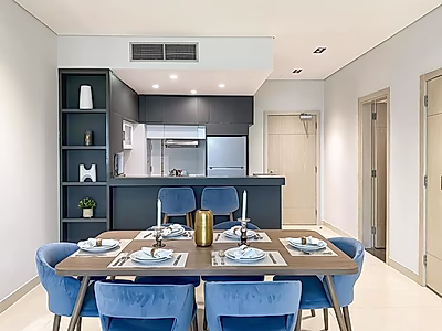 غرفة وصالة مفروشة بالكامل في لوسيل مارينا | شامل الفواتير