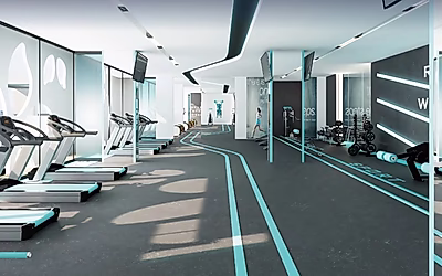 شقة أنيقة بغرفة نوم واحدة | الأركية