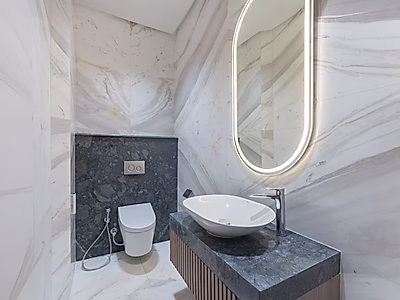 فيلا فاخرة 5 غرف + خادمة وسائق | مسبح خاص | روف تيراس | مفروشة بالكامل | جاردينو فيلاج – اللؤلؤة