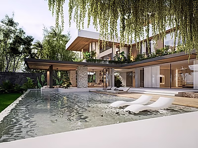 مسكن الجامع – فيلا فاخرة مميزة مع منتجع صحي على السطح وإطلالات على المحيط