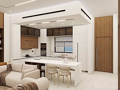 تاون هاوس فاخر للبيع أربع غرف نوم – مشروع قيد الإنشاء في جزيرة قطيفان الشمالية