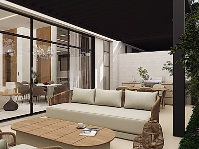 تاون هاوس فاخر للبيع أربع غرف نوم – مشروع قيد الإنشاء في جزيرة قطيفان الشمالية