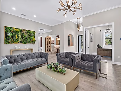 عقار فاخر في نابولي، فلوريدا | منتجع صحي خاص وتصميمات داخلية أنيقة