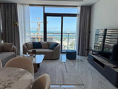 شقة معاصرة بغرفة نوم واحدة | تشطيب استثنائي