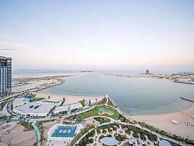 عرض جديد!! | غرفة نوم واحدة مخدومة بالكامل | دخول للشاطئ | ووترفرونت