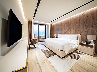 عرض جديد!! | غرفة نوم واحدة مخدومة بالكامل | دخول للشاطئ | ووترفرونت