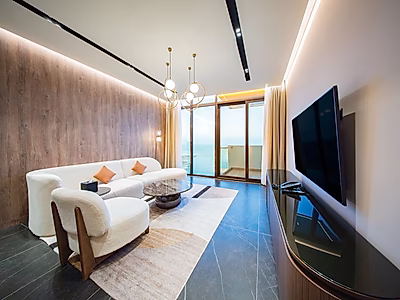 عرض جديد!! | غرفة نوم واحدة مخدومة بالكامل | دخول للشاطئ | ووترفرونت