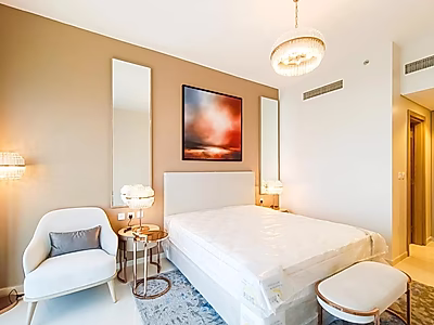 شقة أنيقة بغرفتين بتصميم عصري