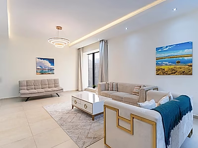 شقة أنيقة بغرفة نوم واحدة مع لمسة عصرية