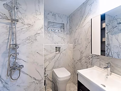 شقة أنيقة بغرفة نوم واحدة مع لمسة عصرية