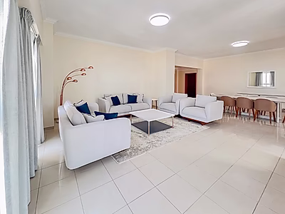 Fully Furnished 4BR + office | Partial Sea View | Bills Included