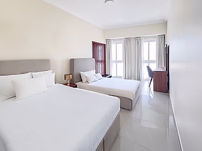 Fully Furnished 4BR + office | Partial Sea View | Bills Included