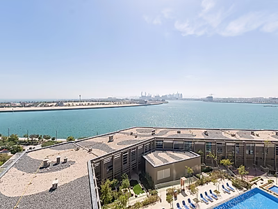 إطلالة بانورامية على البحر | شقة جديدة كلياً بثلاث غرف نوم + غرفة للخادمة | منطقة سيف لوسيل