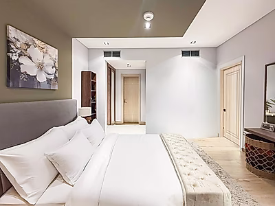 شقة غرفة نوم بإطلالة غروب مذهلة | مفروشة بالكامل | مارينا لوسيل | أفضل فرصة استثمارية