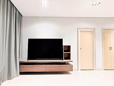 شقة غرفة نوم بإطلالة غروب مذهلة | مفروشة بالكامل | مارينا لوسيل | أفضل فرصة استثمارية