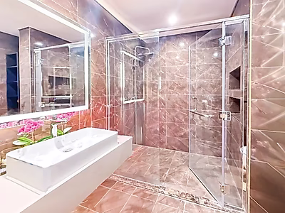 شقة غرفة نوم بإطلالة غروب مذهلة | مفروشة بالكامل | مارينا لوسيل | أفضل فرصة استثمارية