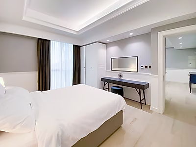 آپارتمان شیک یک خوابه با دکوراسیون مدرن | شامل صورتحساب | السد